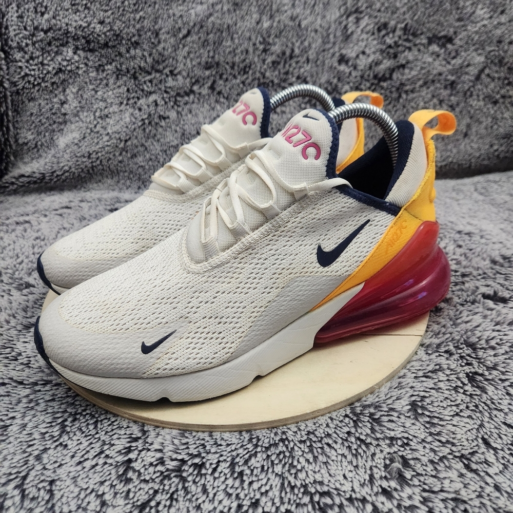 Nike Air Max 270 'Sorbet' White/Laser Fuchsia Shoes Women’s Size 9 - Picture 4 of 9